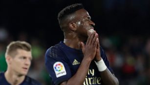 Vinicius, en lamento durante juego del Real Madrid