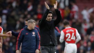 Mikel Arteta agradece a la afición en Inglaterra