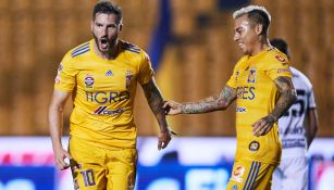 Gignac celebra su anotación ante Juárez