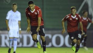 Domínguez, durante un partido del Independiente 