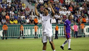 Ronaldinho, en un partido en Morelos