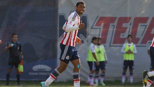 Marco Granados, en un partido de Chivas