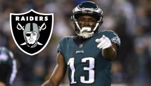 Nelson Agholor en un juego de Philadelphia