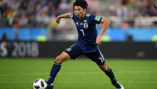 Shibasaki participó en la Copa América 2019 con Japón