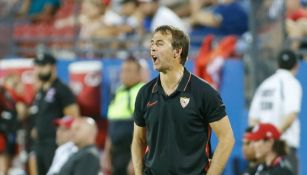 Julen Lopetegui durante un partido con Sevilla