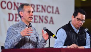 Hugo López-Gatell Ramírez en conferencia de prensa