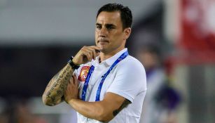 Fabio Cannavaro durante un partido con el Guangzhou Evergrande