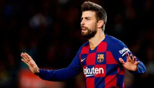 Gerard Piqué durante un duelo con el Barcelona 