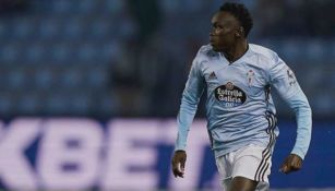 Pione Sisto, durante un juego del Celta de Vigo