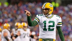 Rodgers en un partido con Green Bay