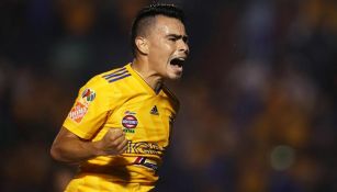 Zelarayán, en festejo con Tigres