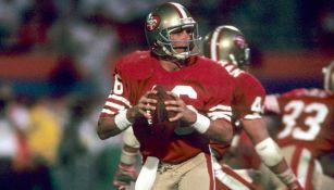 Montana, en un juego con los 49ers