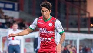 Omar Govea, durante un juego del  Zulte Waregem