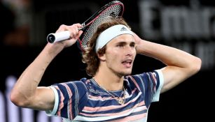 Zverev se lamenta en el último Australian Open