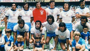 Equipo de Cruz Azul en el año de 1972