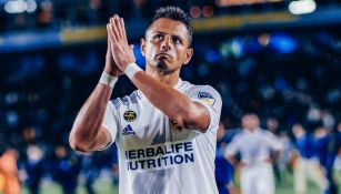 Chicharito durante un partido del LA Galaxy