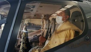 Sacerdote sobrevuel a territorio mexicano en viernes Santo