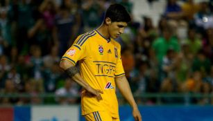 Alan Pulido, en su etapa como jugador de Tigres en 2014