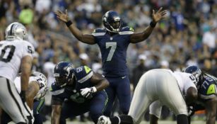 Tavaris Jackson en un partido con los Seahawks