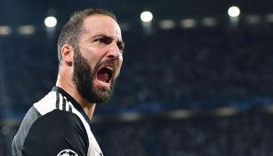 Gonzalo Higuaín durante un partido con la Juventus