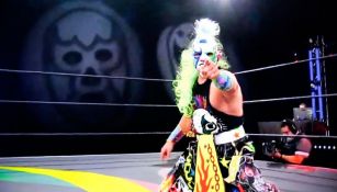 Psycho Clown durante un evento de Triple A