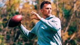 Tom Brady, sorprendido haciendo ejercicio en un parque cerrado en Tampa