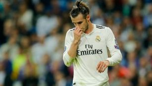 Gareth Bale durante un duelo con el Real Madrid 