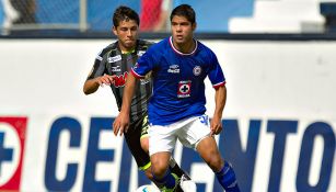 Martín Galván en partido con Cruz Azul Hidalgo