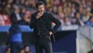 El Cholo Simeone en un partido con Atlético de Madrid