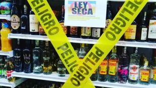 Establecimientos prohíben la venta de alcohol 