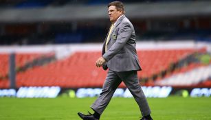 Miguel Herrera en el Estadio Azteca