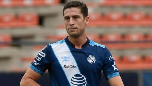 Ormeño, en un partido con Puebla en la Liga MX