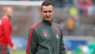 Miroslav Klose en un entrenamiento del Bayern Sub 17 