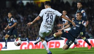 Dinenno le hizo gol a las Águilas en el duelo del Clausura 2020