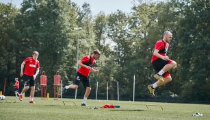 Jugadores del FC Colonia en un en untrenamiento