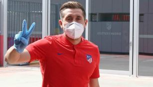 Héctor Herrera después de realizarse las pruebas