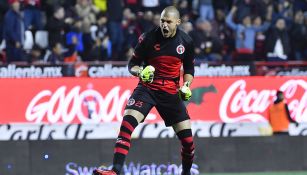 Gibrán Lajud en partido con los Xolos