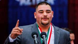 Andy Ruiz en conferencia de prensa