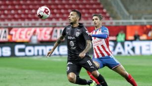 Partido entre Chivas y Rayados antes de suspender la Liga MX