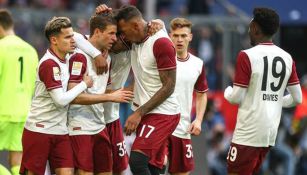 Jugadores del Bayern Munich durante un duelo en Bundesliga