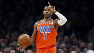 Chris Paul durante un juego del Thunder