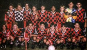 Lionel Messi con las divisiones inferiores de Newell's