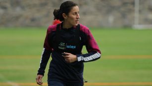 Tania Morales en entrenamiento