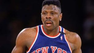 Patrick Ewing, durante un juego de los Knicks