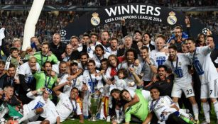 Cristiano Ronaldo celebrando la Décima con Real Madrid