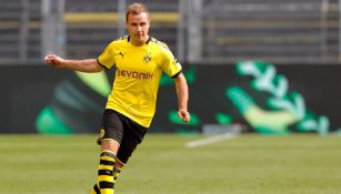 Mario Gotze durante un partido del Borussia Dortmund