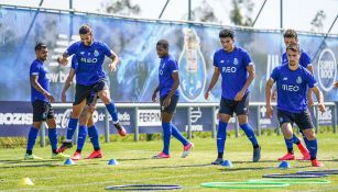 Jugadores del Porto durante un entrenamiento