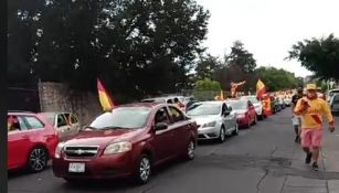 Afición de Morelia protesta en las calles