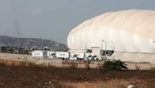 Tráilers de mudanza llegaron al nuevo estadio de Mazatlán