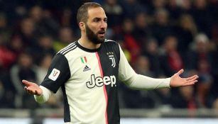 Higuaín, se molesta en un juego de la Juventus